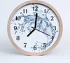Holzuhr 20fi cm wanduhr - Wasserspritzen Produktbild-Vorschau 1