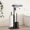 Klopapierhalter, Toilettenpapierhalter, 2-in-1 Edelstahl Produktbild-Vorschau 7