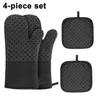 Ofenhandschuhe Topflappen 4er Set, 300℃ Hitzebeständige Produktbild-Vorschau 1
