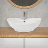 LuxeBath umývadlo Oválne umývadlo na dosku, 59x39,5x20,5 Náhľad obrázku produktu 4
