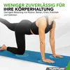Tunturi Dicke Yogamatte 8mm - Rutschfest Gymnastikmatte  - Produktbild-Vorschau 3
