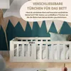 Crazy Pine Kinderbett 140x180 cm – Weiß  - Montessori Produktbild-Vorschau 3