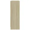 vidaXL Regał dąb sonoma 80x24x75 cm Materiał drewnopochodny Podgląd zdjęcia produktu 9