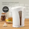 GOURMETmaxx Wasserkocher mit Kalkfilter - 1,7l - weiß/grau Produktbild-Vorschau 5