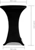 vidaXL 2 x obal na stôl pre barový stôl Stretch Cover Ø80 Náhľad obrázku produktu 5