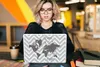 MuchoWow® Laptop Aufkleber Sticker Cover Eine graue Produktbild-Vorschau 5