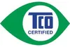 A green eye shape with a white circle inside containing the blue text "TCO CERTIFIED". Produktbild-Vorschau