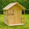 Kinderspielhaus mit Boden und Veranda BOUTON D'OR COTTAGE Produktbild-Vorschau 4
