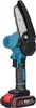 A cordless chainsaw with a battery pack. Podgląd zdjęcia produktu