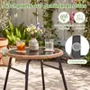 COSTWAY 3-tlg. Gartenmöbel Set Polyrattan, Bistroset für 2 Produktbild-Vorschau 4