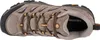 A top-down view of a single hiking shoe. Produktbild-Vorschau
