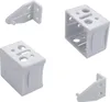 rewagi® Staffe per tende in PVC - 2 pezzi, bianco, plastica Anteprima dell’immagine prodotto 1