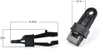 24-teiliges Planen-Clips, Zelt Clips Planenhalter Produktbild-Vorschau 2