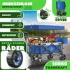 KESSER® Bollerwagen faltbar GT9000 Handwagen mit Dach | Produktbild-Vorschau 2