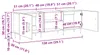 vidaXL TV-Schränk 150 x 30 x 50 cm Altholz Holzwerkstoff Produktbild-Vorschau 8