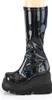 SHAKER-65 Damen Boots von DemoniaCult, Schwarz Hologlanz , Produktbild-Vorschau 3