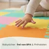 Puzzlematte Spielmatte Uni Bunt 10-tlg. Spielteppich Produktbild-Vorschau 13