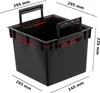 Set de 2 inserts pour pots en plastique noir 22 L Voir les images du produit 2