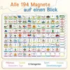 LIKARTO Kinder Wochenplaner Magnettafel mit 194 Magneten Produktbild-Vorschau 7