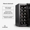 Klarstein voľne stojaca 1-zónová chladnička na víno, malá Náhľad obrázku produktu 2