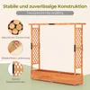 Jardinière COSTWAY avec treillis, toit suspendu et support Voir les images du produit 4