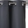 Rideau Opaque Avec Oeillets, Couleur Gris Foncé Voir les images du produit 10
