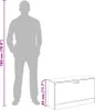 vidaXL Schuhbank Eiche 80x24x45 cm Produktbild-Vorschau 7