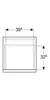 Seitenschrank iCon 450x600x476mm NB hickory/Griff lava matt Produktbild-Vorschau 2