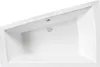 A top-down view of a white bathtub. Produktbild-Vorschau
