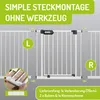 BOMI® Zubehör für Türschutzgitter | 70 cm Verbreiterung Produktbild-Vorschau 3