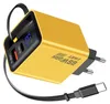 65W GaN 3-in-1 Ladegerät USB-C mit einziehbarem Kabel (65 Produktbild-Vorschau 1
