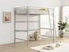Hochbett 120 x 190 cm – Metall – Beige – METARELO Produktbild-Vorschau 2