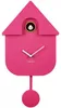 Karlsson - Nástěnné hodiny Modern Cuckoo - Bright Pink Náhled obrázku produktu 2