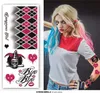 Halloween Tattoos "Harlekin" | 30 x 14 cm Produktbild-Vorschau 4