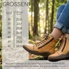 Gemini : Bottines à lacets jaunes pour femmes, chaussures Voir les images du produit 14