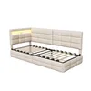 INONEFT Polsterbett Kinderbett 90x200cm mit LED und USB, Produktbild-Vorschau 12
