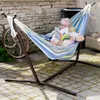 VIVERE Hängematte aus Baumwolle mit Gestell 250 cm – 200 kg Produktbild-Vorschau 3