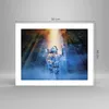 Poster - Poster ohne Rahmen - Astronaut Licht Kosmos - Produktbild-Vorschau 4