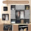 Jayseuw 16-komorová šatníková skriňa DIY policová súprava Náhľad obrázku produktu 3