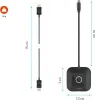 Bezdrátový HDMI adaptér FIXED AirLink 100W PD 3.0 černý Náhled obrázku produktu 10