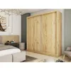 BEAUTYSOFA | Kleiderschrank MARIO II 200 cm Eiche Artisan – Produktbild-Vorschau 2