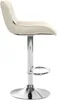 2er Set Barhocker Vonore Stoff chrom creme Produktbild-Vorschau 4