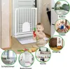 TRMLBE Barrière de sécurité pour enfants avec porte pour Voir les images du produit 8