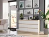 Komoda 140 cm 6 zásuvek skříňka FRAMIRE R-140 mix sonoma Náhled obrázku produktu 2