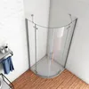 90X90X195cm Duschkabine Runddusche Duschabtrennung Produktbild-Vorschau 3