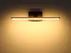 A wall-mounted light fixture with a horizontal bar emitting warm light. Produktbild-Vorschau