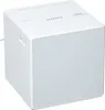 A white Sony cube-shaped clock radio is shown from a slightly elevated side angle against a white background. Anteprima dell’immagine prodotto