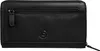 A black leather wallet is shown against a white background. Anteprima dell’immagine prodotto