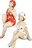 Gilde Figur "Becky" Kunstharz rot, 2 er Set weiß 37057 Produktbild-Vorschau 1