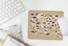 MuchoWow® Mauspad Mousepad Weltkarte - Tiere - Braun 23x19 Produktbild-Vorschau 5